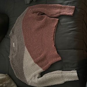 Small Multi Colored Crop Sweater.